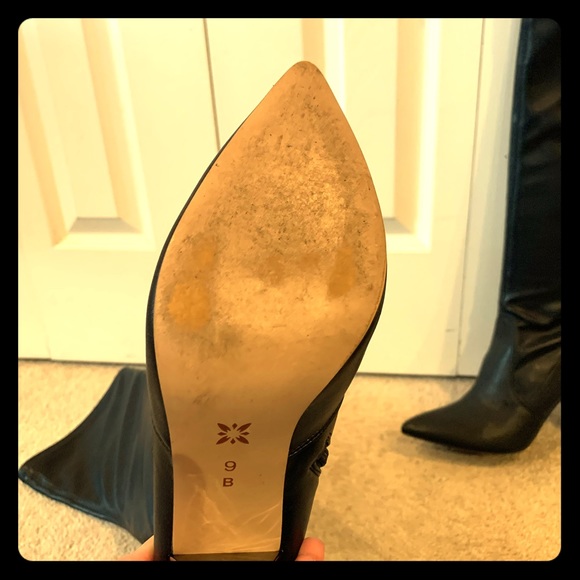 Black vegan leather over the knee BCBG Generation - Picture 6 of 6